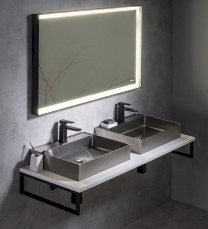 PLATO deska Rockstone 2500x24x500mm, bílá mat PL250-0101