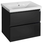 ALTAIR umyvadlová skříňka 67x60x45cm, černá mat AI670
