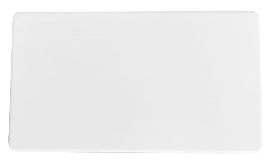 ND-55032-2 (45458) Kryt odpadu 144x82mm, bez loga SAPHO, litý mramor, bílá ND-55032-2