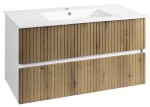 PN310 (59253) PANEDA STRIP umyvadlová skříňka 99,5x55x45,2cm, dub emporio PN310