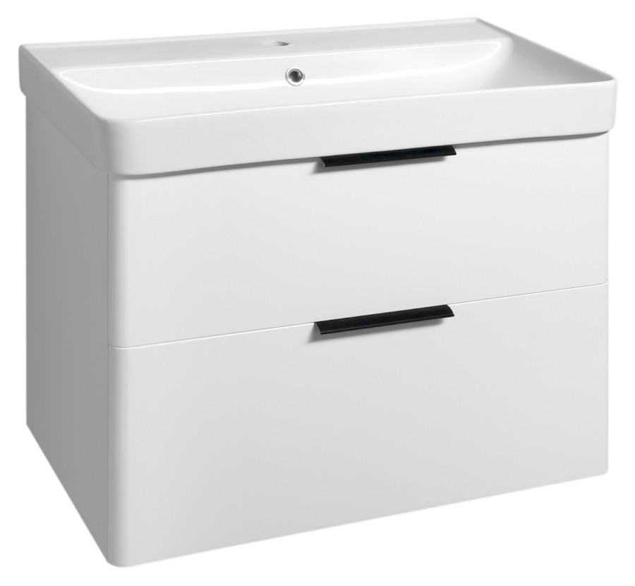 DN280 (55126) DENEB umyvadlová skříňka 77,3x55x42,4cm, bílá mat DN280