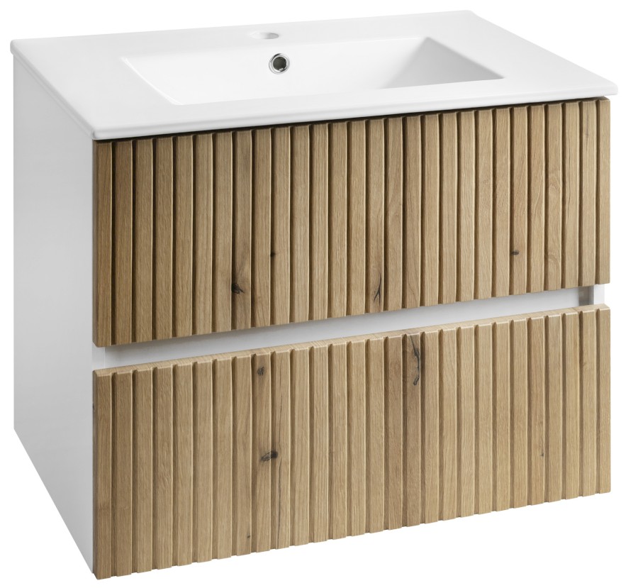 PN370 (59257) PANEDA STRIP umyvadlová skříňka 69,5x55x45,2cm, dub emporio PN370