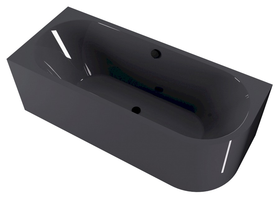 72099M.30 (58634) VIVA L MONOLITH asymetrická vana 180x75x60cm, šedá 72099M.30