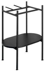 SKA570-2 (44563) PUNO podstavec pod umyvadlo 400x820x360mm, černá SKA570-2
