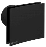 EIRA koupelnový ventilátor axiální, 15W, potrubí 100mm, černá EI101B