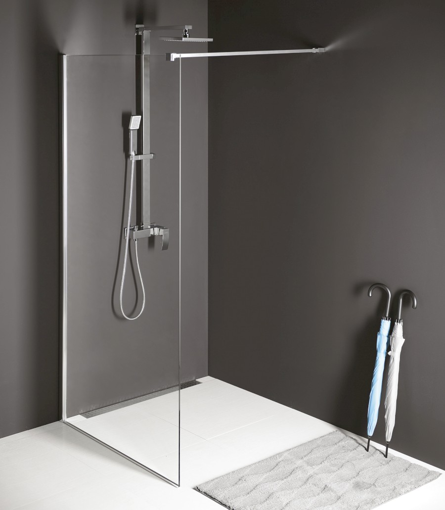 MODULAR SHOWER jednodílná zástěna pevná k instalaci na zeď, 1300 mm MS1-130