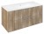 CIRASA STRIP umyvadlová skříňka 99,8x52x46cm, dub alabama CR100-2322