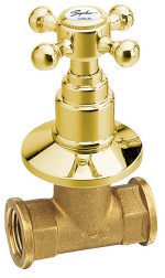 ANTEA podomítkový ventil, teplá, zlato 3055H