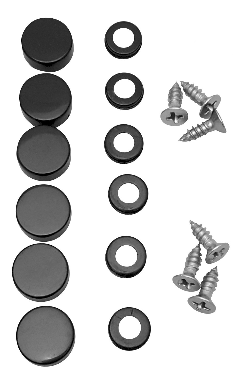 ALTIS BLACK sada krytek šroubů NDALB06