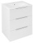 CIRASA umyvadlová skříňka 59,2x75x46cm, 3x zásuvka, bílá lesk CR631-3030