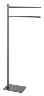 TRILLY stojan na ručníky, hranatý, gun metal TR3181