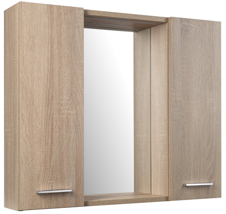 45029S (61034) ZOJA/KERAMIA FRESH STRIP galerka s LED osvětlením, 70x60x14cm, dub platin 45029S