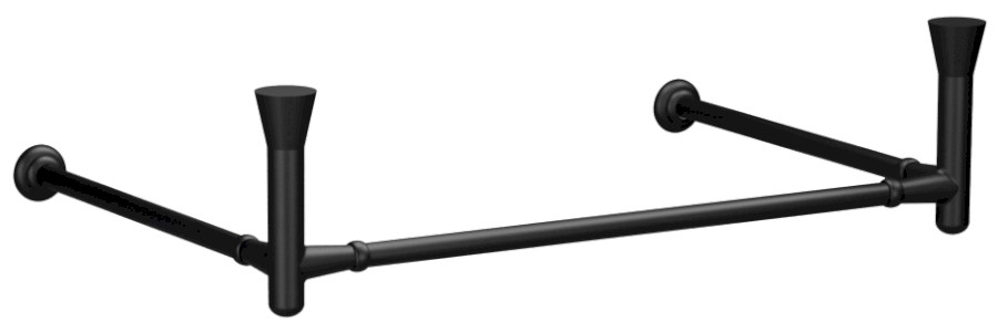 THE NEW YORKER závěsná konstrukce pro umyvadlo 80cm, černá mat 927231