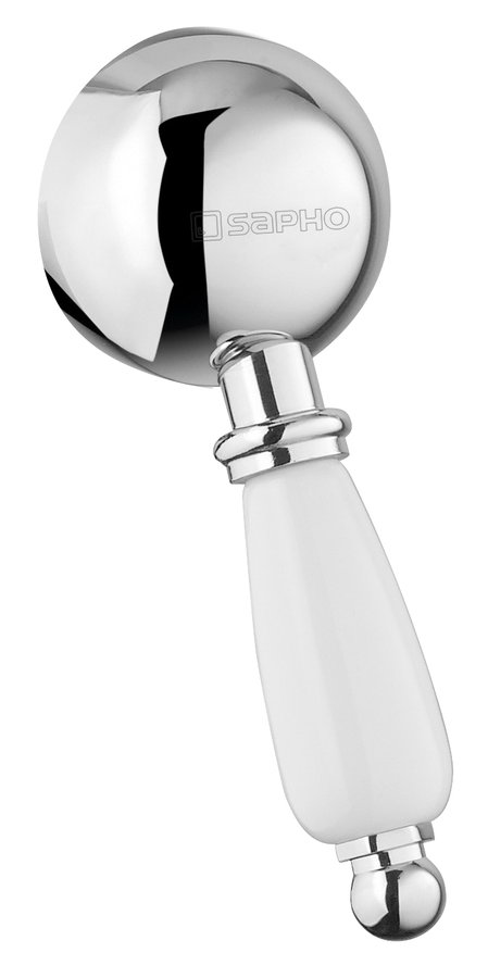 Páka k bateriím Kirké White, bílá/chrom ND35LEV012