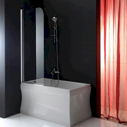 ONE vanová zástěna 650mm, čiré sklo GO1165