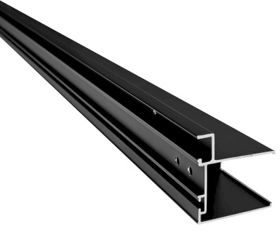 EASY BLACK stěnový profil, 1900mm NDAE420B