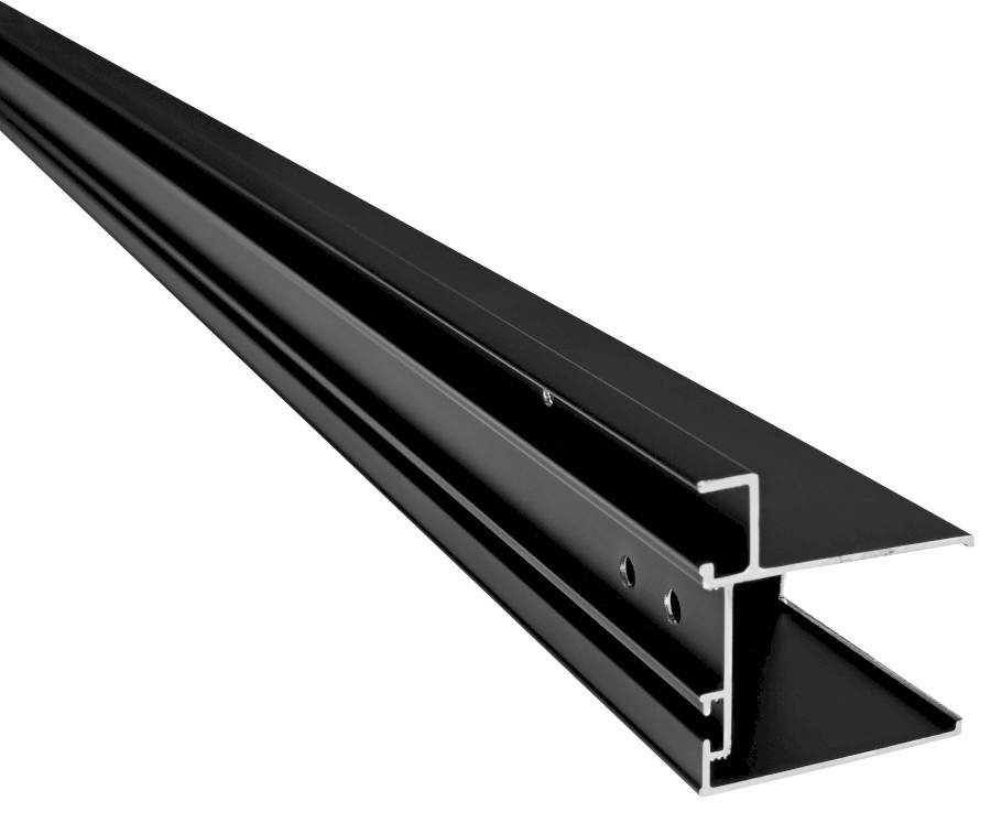 EASY BLACK stěnový profil, 1900mm NDAE420B