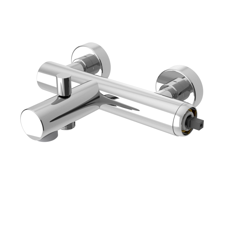 UT010-1 (57356) ULTRAMIX tělo nástěnné vanové baterie, chrom UT010-1