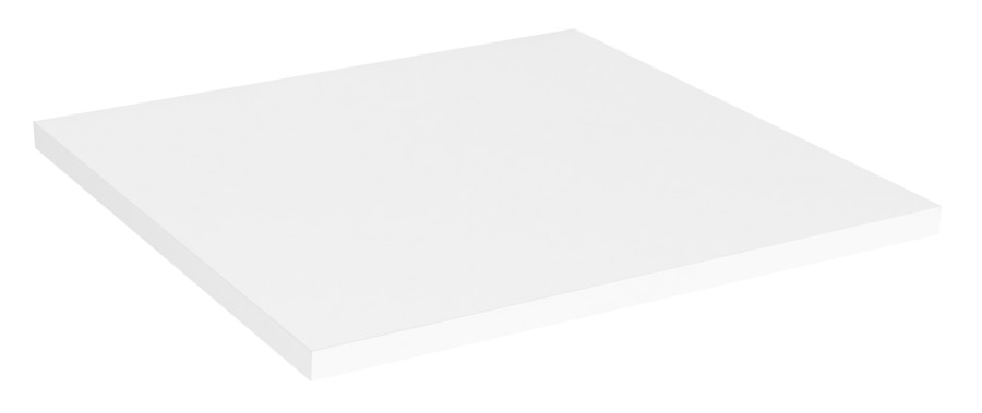 Deska DTDL 40x1,8x40cm, bílá lesk DT040-3030