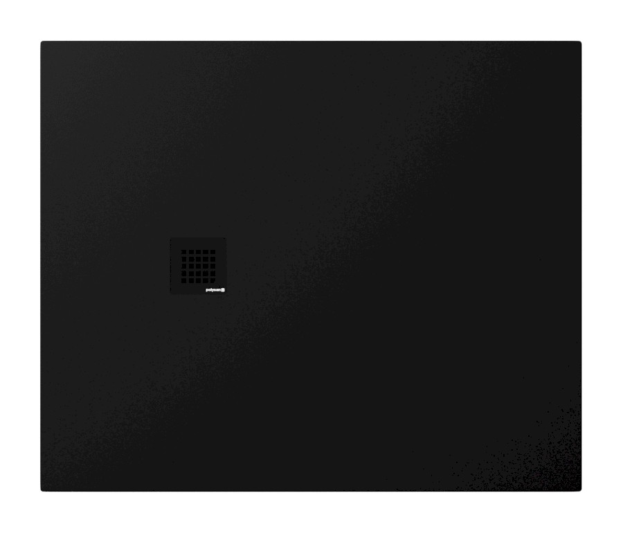 TRENECA vanička z litého mramoru s možností úpravy rozměru, 120x100cm, černá mat 84313.21