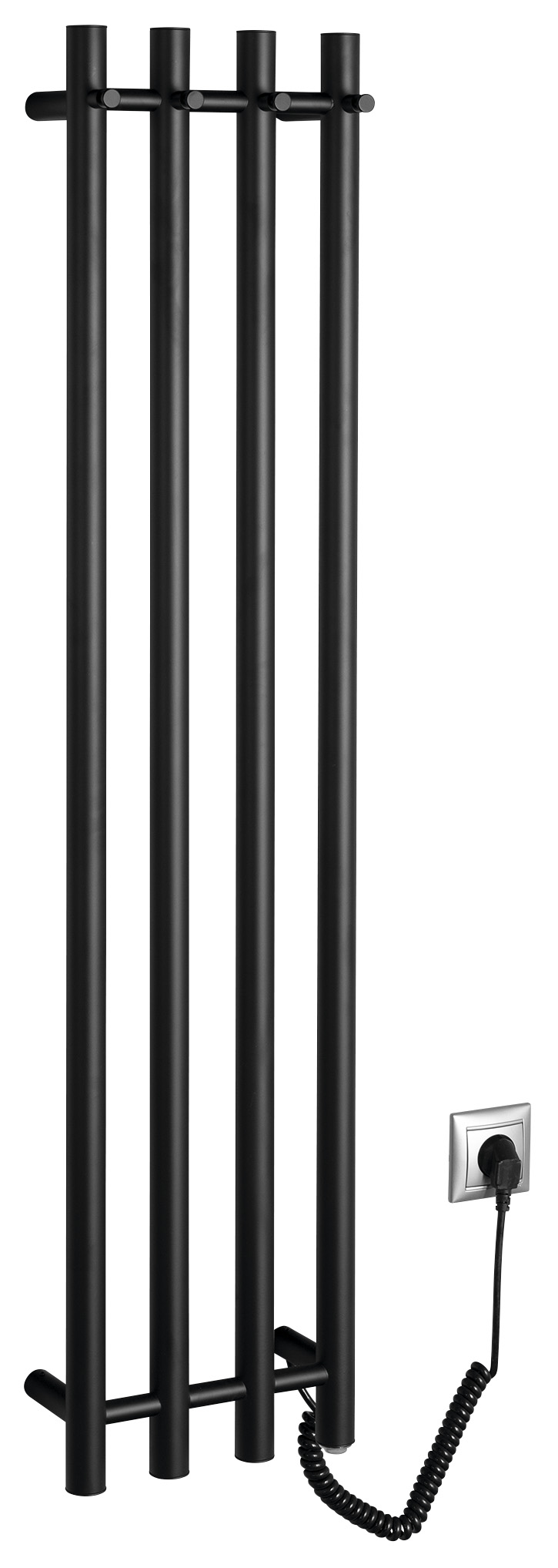 ER350 (53466) PAPINADO elektrický sušák ručníků 263x1200mm, 85W, černá mat ER350