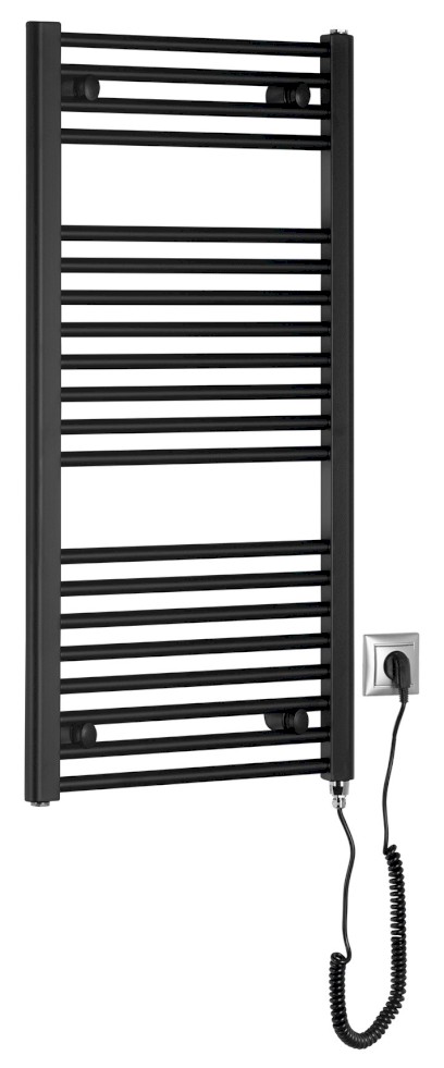 DIRECT-E elektrické otopné těleso rovné 450x960 mm, 300 W, černá ILE94TB