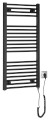 DIRECT-E elektrické otopné těleso rovné 450x960 mm, 300 W, černá ILE94TB