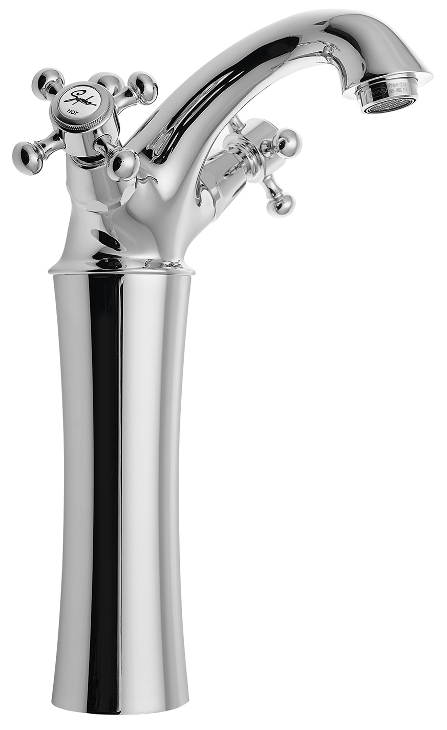 3171L (27488) ANTEA stojánková umyvadlová baterie vysoká s výpustí, výška 245mm, chrom 3171L