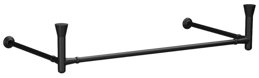 THE NEW YORKER závěsná konstrukce pro umyvadlo 100cm, černá mat 927331