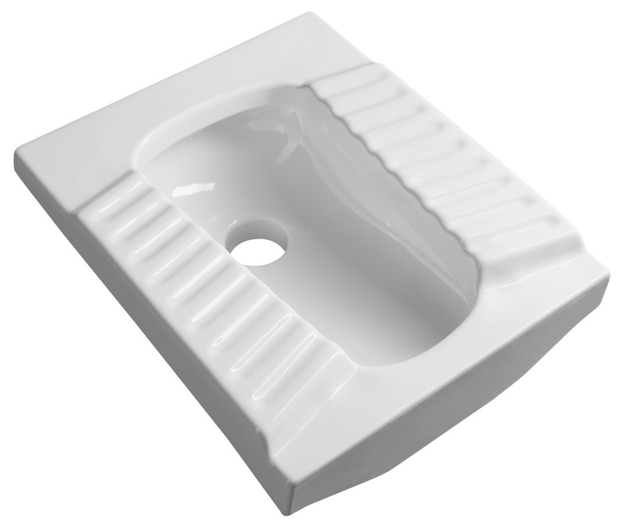 AGADI turecké WC nášlapné, 50x61,5cm, bílá TU0586