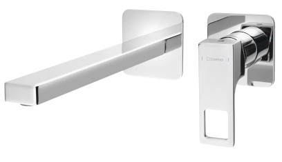 FORATA podomítková umyvadlová baterie, délka hubice 21,5cm, chrom FT118