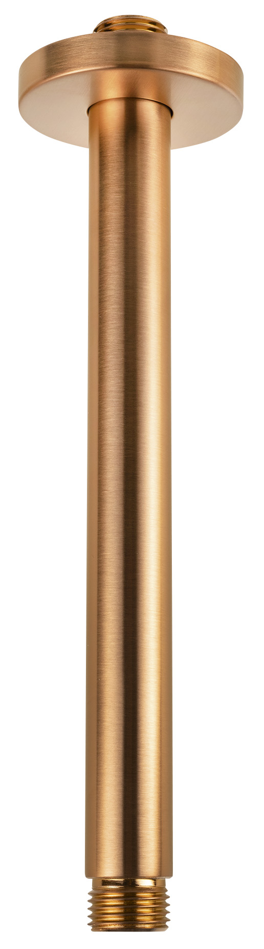 1205-05PG (61543) Sprchové stropní ramínko, kulaté, 200mm, měď mat 1205-05PG