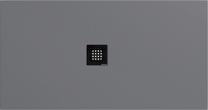 FLEXIA vanička z litého mramoru s možností úpravy rozměru, 150x80cm, šedá mat 72901.31