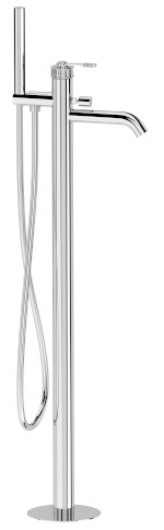 RV021 (57762) VERSI vanová baterie s připojením do podlahy, chrom RV021