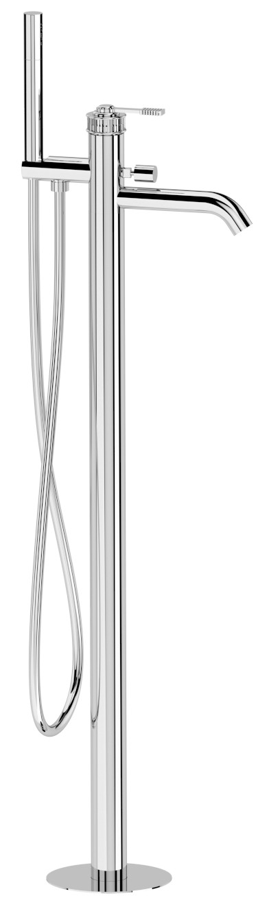 VERSI vanová baterie s připojením do podlahy, chrom RV021