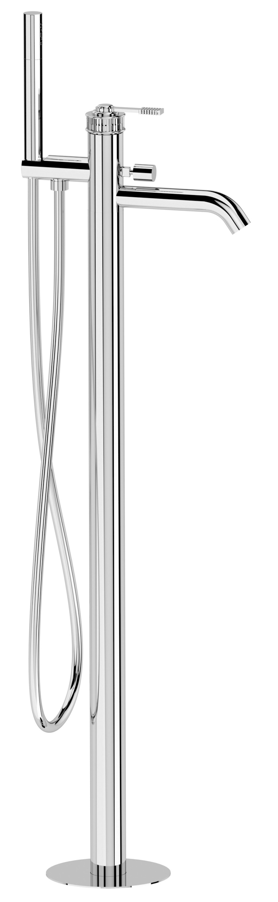 VERSI vanová baterie s připojením do podlahy, chrom RV021