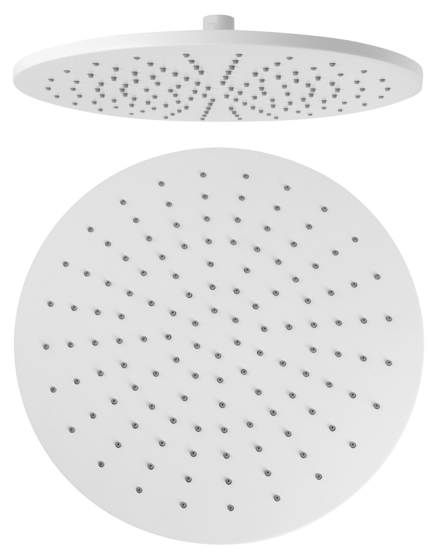Hlavová sprcha, průměr 300mm, bílá mat SF414