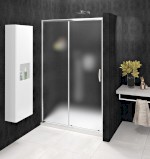 SIGMA SIMPLY sprchové dveře posuvné 1100 mm, sklo Brick GS4211