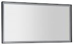 SORT zrcadlo s LED osvětlením 120x70cm, černá mat ST120