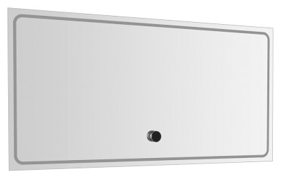GEMINI zrcadlo s LED osvětlením 120x60cm, chytré funkce GM120K