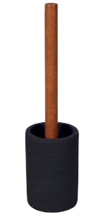 8572 (61837) CRAFT WC štětka na postavení, acacia/černá 8572