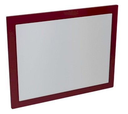 MITRA zrcadlo v rámu 72x52x4cm, bordó MT193