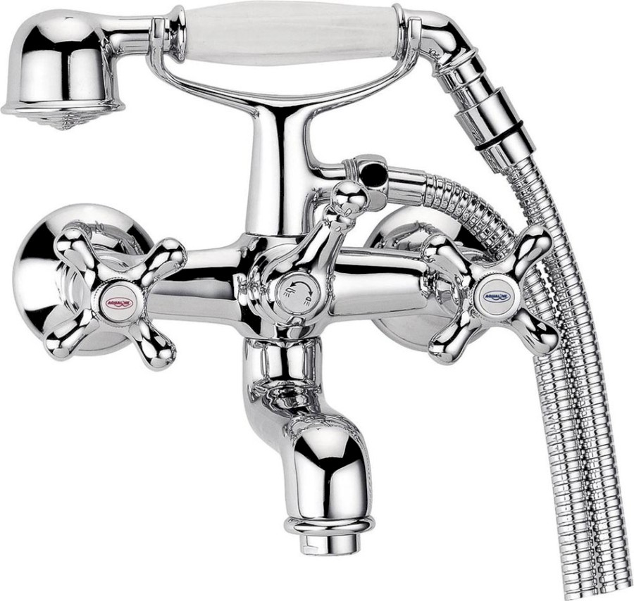 VICTORIA nástěnná vanová baterie kompletní, chrom VC10