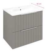 CIRASA STRIP umyvadlová skříňka 58x54x39cm, agila CR592-4343S