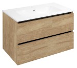 EZARA umyvadlová skříňka 79,8x52x46cm, dub alabama EZ801-2222