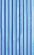 Sprchový závěs 180x180cm, vinyl, modrá, pruhy ZV011