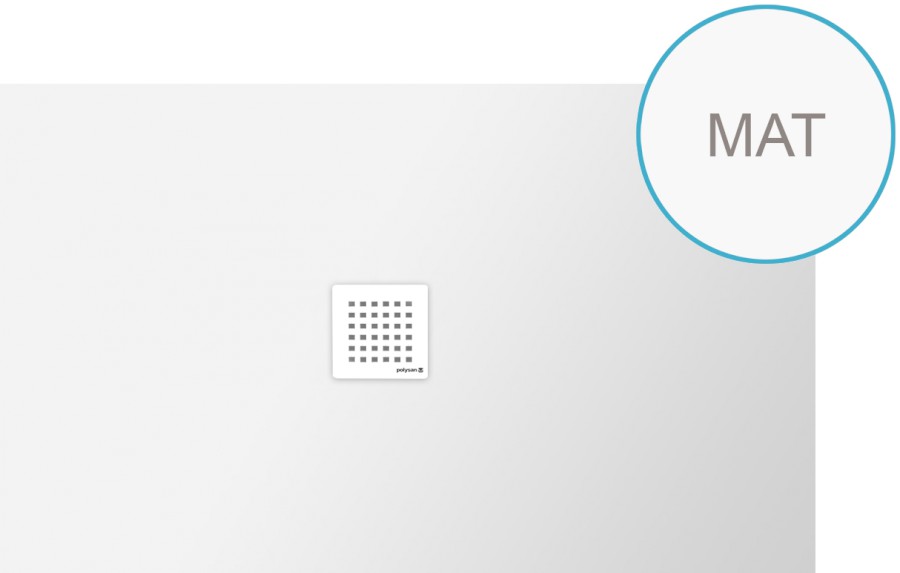 72898MAT (45612) FLEXIA vanička z litého mramoru s možností úpravy rozměru, 150x90cm, bílá mat 72898MAT