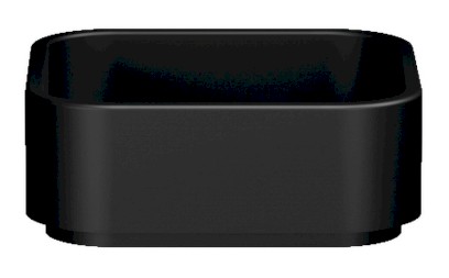 HAKO keramické umyvadlo na desku 40x40 , černá mat 554431