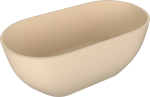 REDUTA volně stojící vana litý mramor 171x81x58cm, béžová mat 71842.81