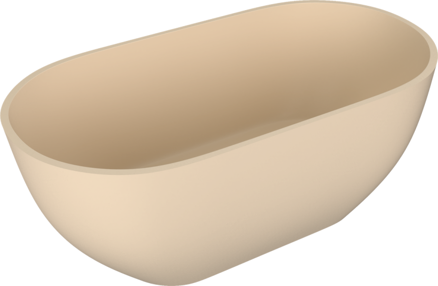 71842.81 (57558) REDUTA volně stojící vana litý mramor 171x81x58cm, béžová mat 71842.81